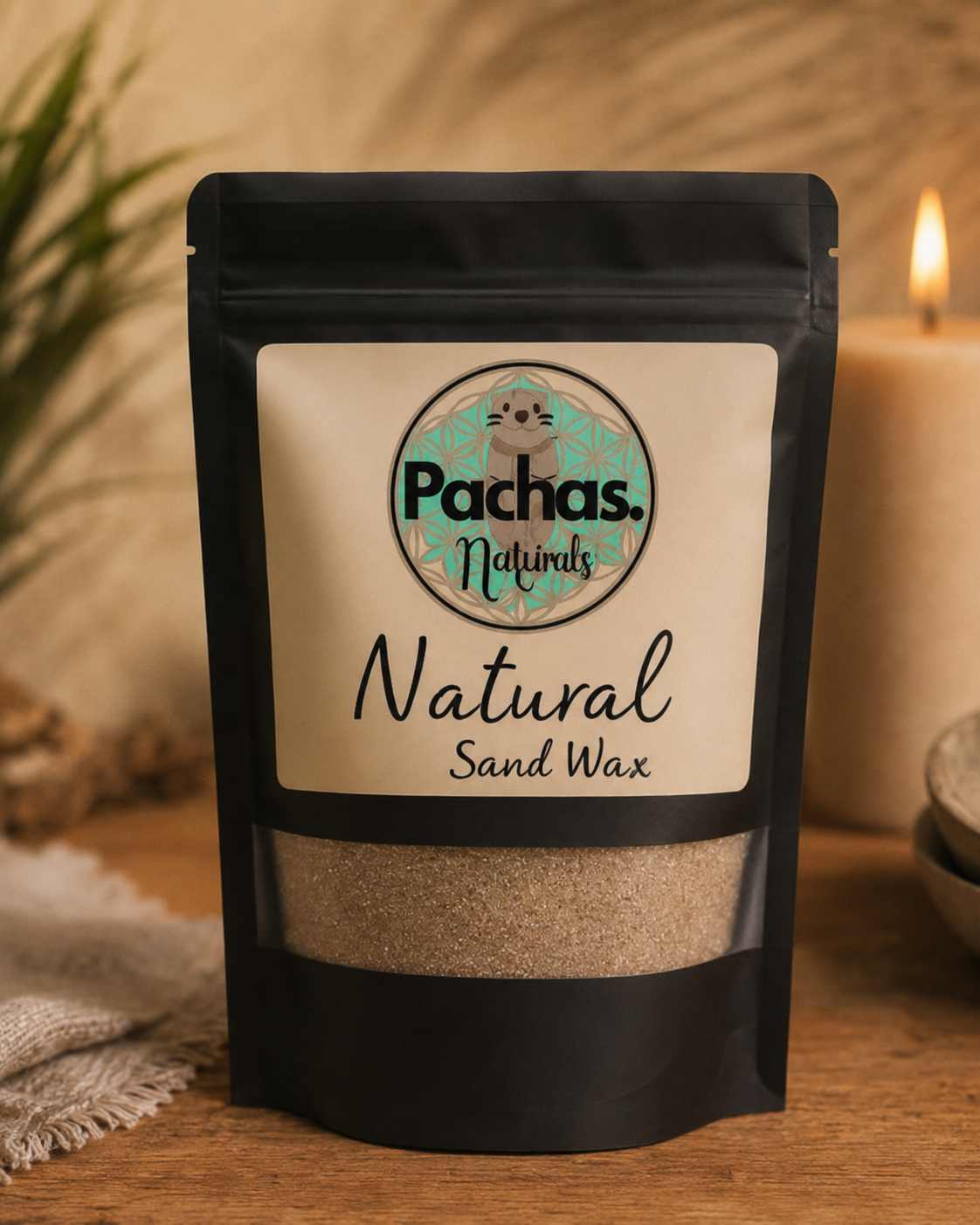 Natuurlijke Sand Wax Kaars
